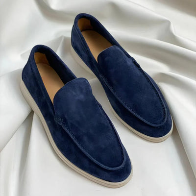 MARCUS | Elegante loafers i suède