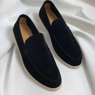 MARCUS | Elegante loafers i suède