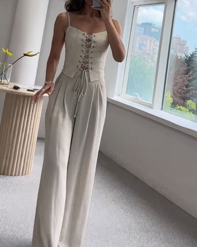 Jenny | All-Match String Top & Pants - todelt sett