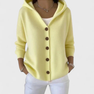 Elur | Eleganter Cardigan mit Kapuze