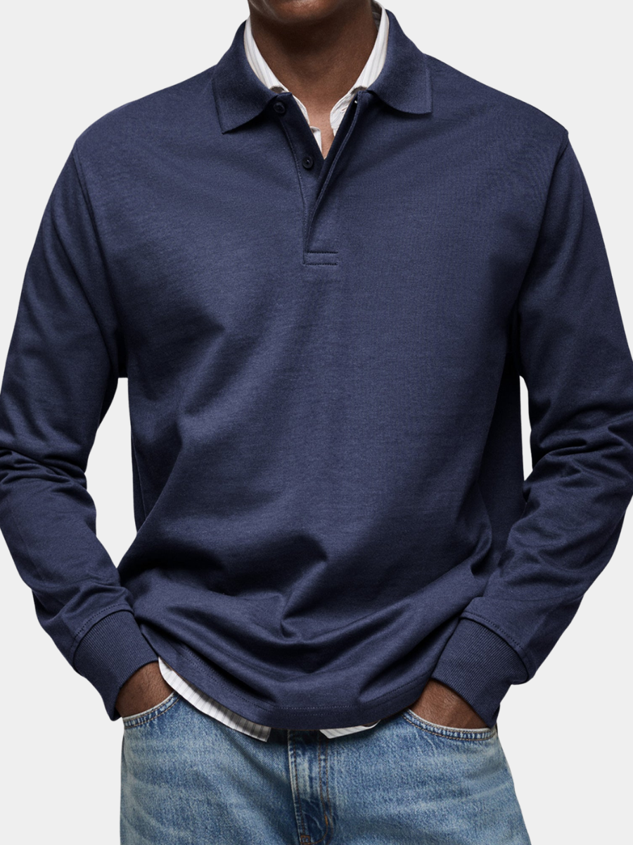 Saruïa | LUXE POLO MIT LANGEN ÄRMELN