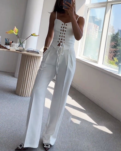 Jenny | All-Match String Top & Pants - todelt sett