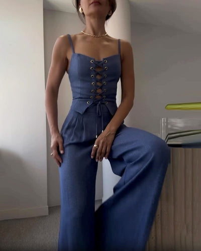 Jenny | All-Match String Top & Pants - todelt sett