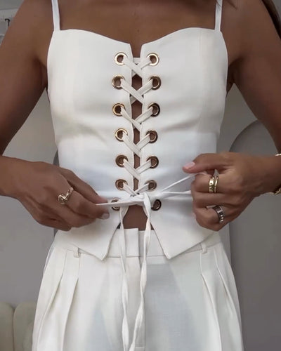 Jenny | All-Match String Top & Pants - todelt sett