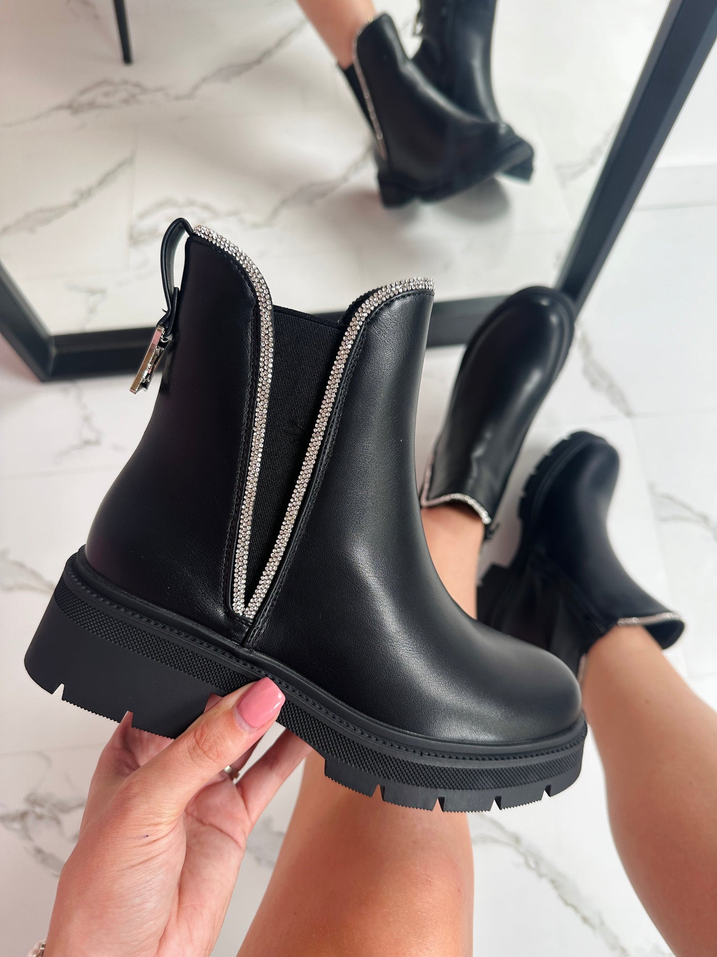 Shanty | schwarze Stiefel