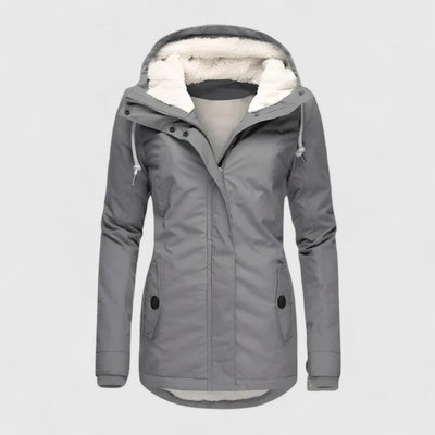 Amélie | Wasserdichte Winterjacke mit Kapuze