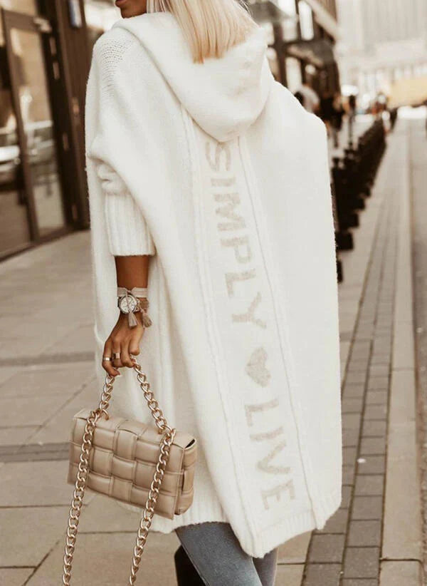 Avencea – Lange Strickjacke für Damen