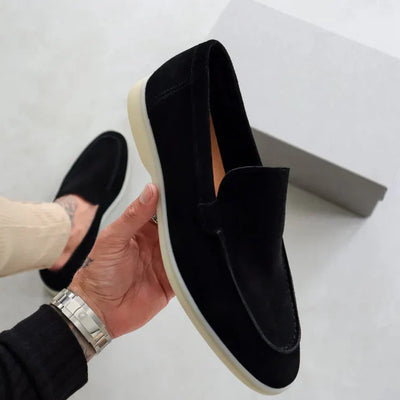 MARCUS | Elegante loafers i suède