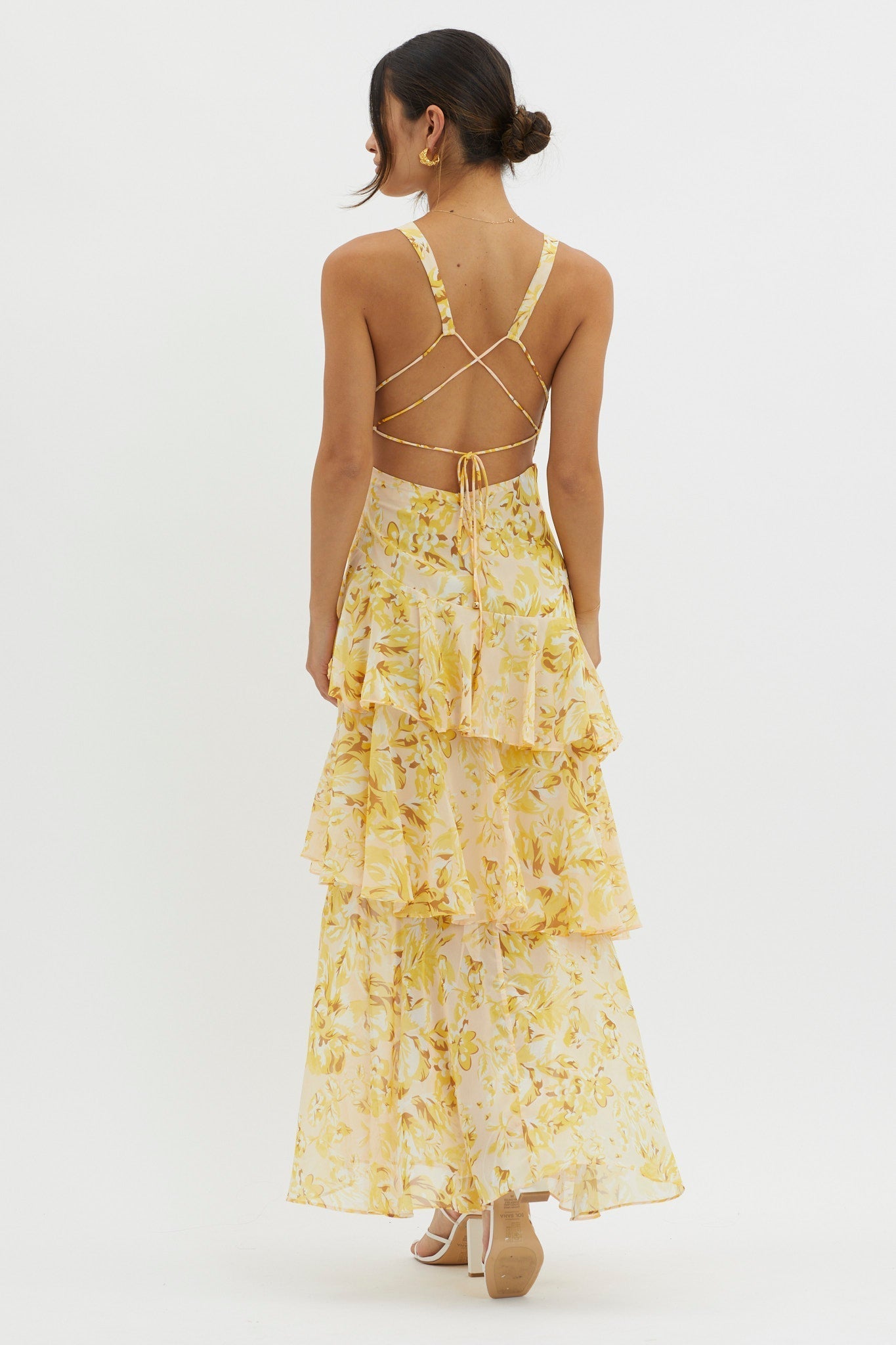 Faye | Bloom Shift Midi-kjole