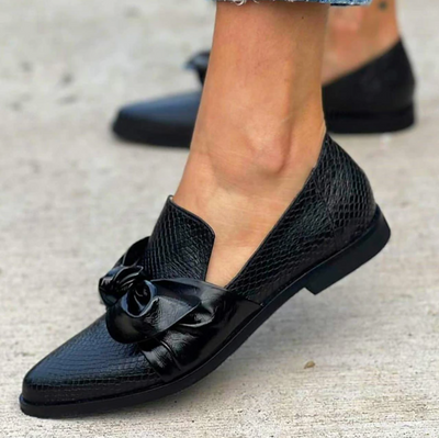 Claudia – Loafer mit Strickdetail