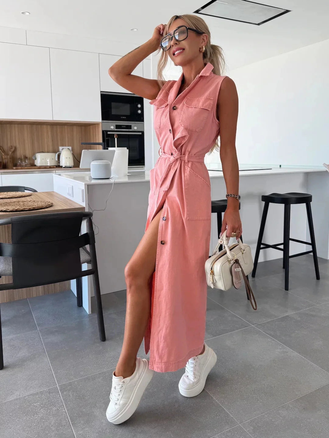 Louisa | Maxi Denim-kjole