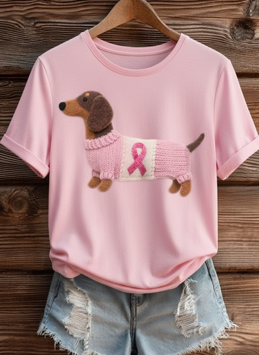 ROSA SPUREN - SOLIDARITÄTS-T-SHIRT MIT PRÄGUNG