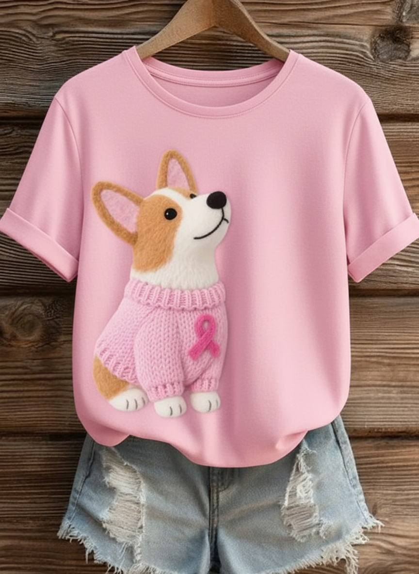 ROSA SPUREN - SOLIDARITÄTS-T-SHIRT MIT PRÄGUNG
