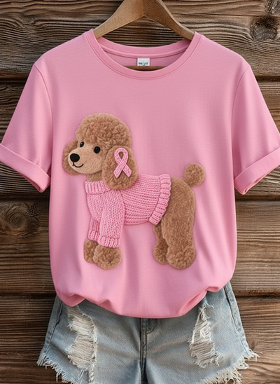 ROSA SPUREN - SOLIDARITÄTS-T-SHIRT MIT PRÄGUNG