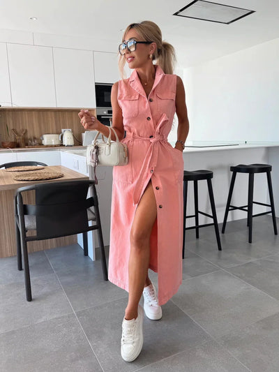 Louisa | Maxi Denim-kjole