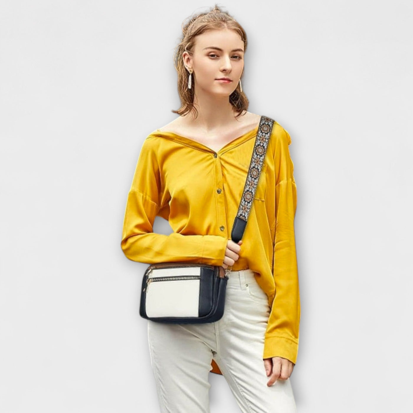 Mira | gante Ledertasche mit Schulterriemen