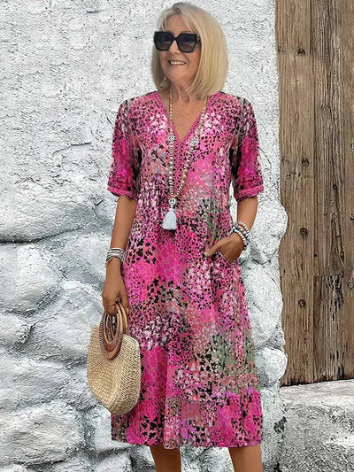 Lina™ | Lett kjole med V-hals