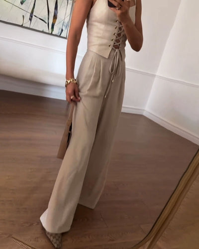 Jenny | All-Match String Top & Pants - todelt sett