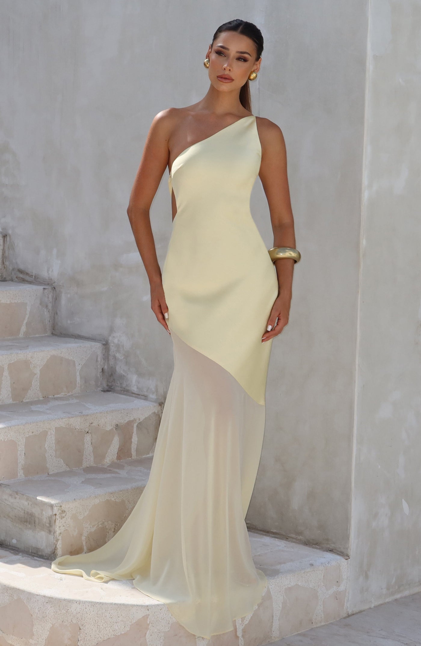 Sussane | Pool side maxi Dress - Lemon