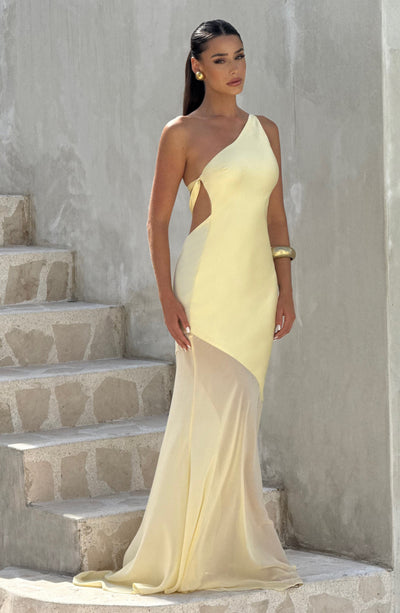 Sussane | Pool side maxi Dress - Lemon