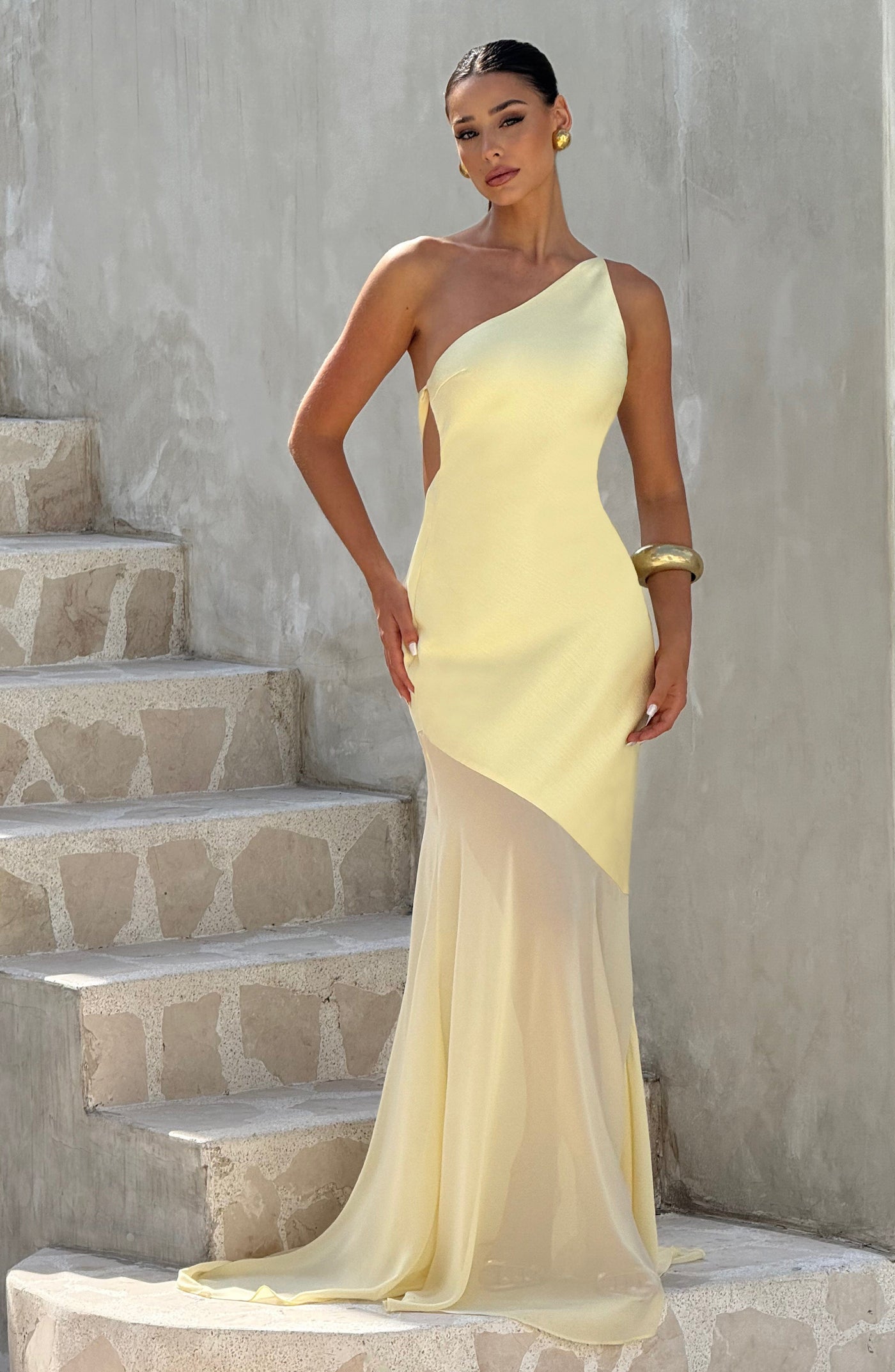 Sussane | Pool side maxi Dress - Lemon