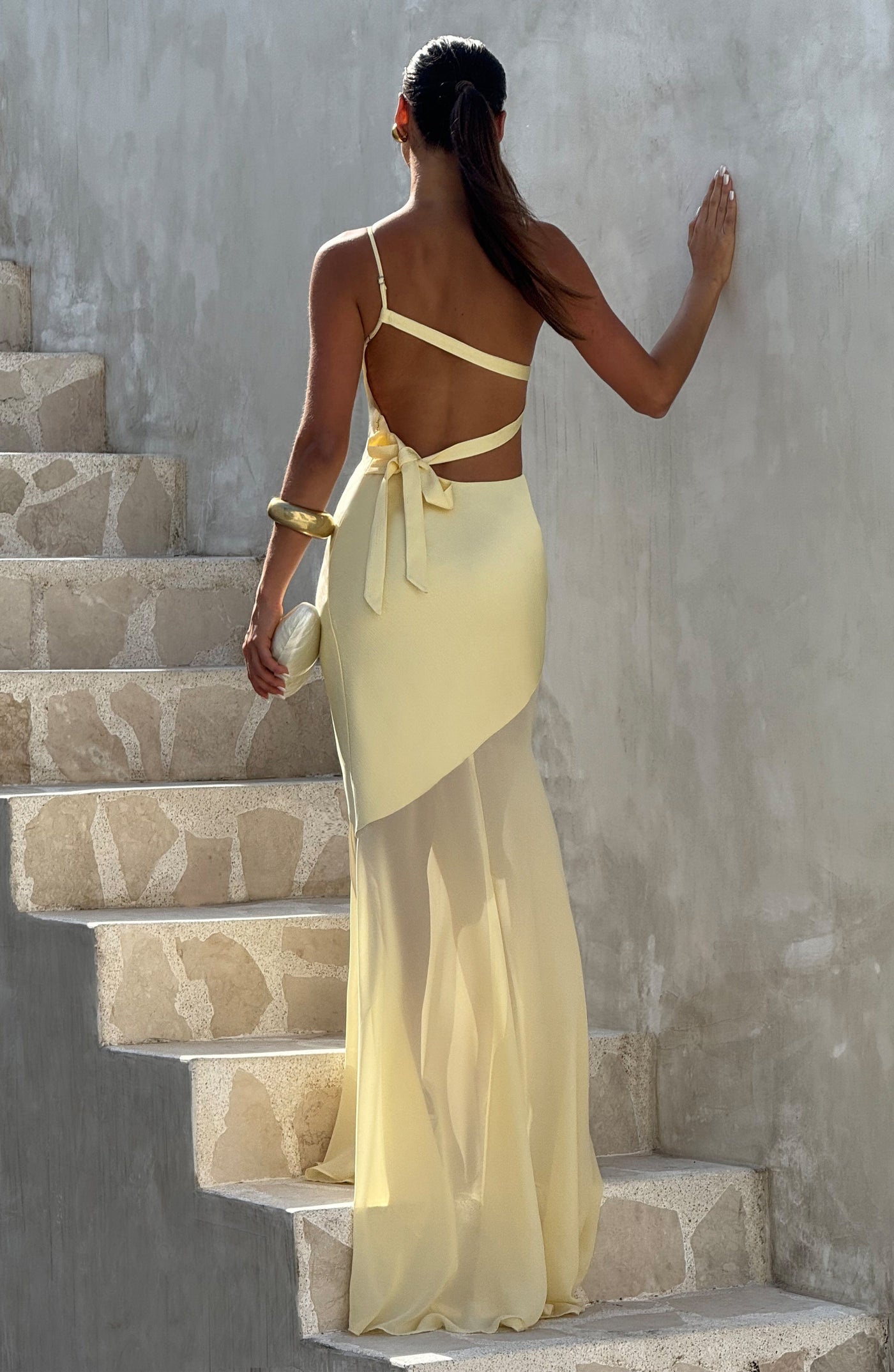 Sussane | Pool side maxi Dress - Lemon