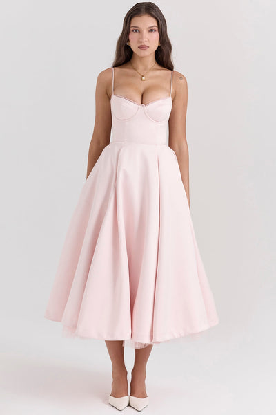 Cindy | Tule Midi Dress