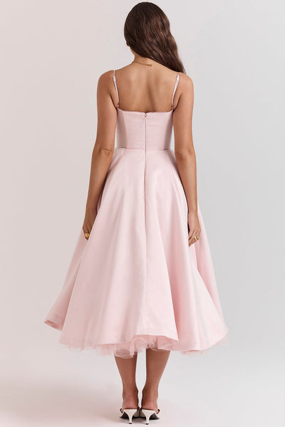 Cindy | Tule Midi Dress