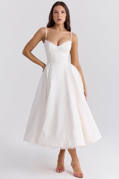Cindy | Tule Midi Dress