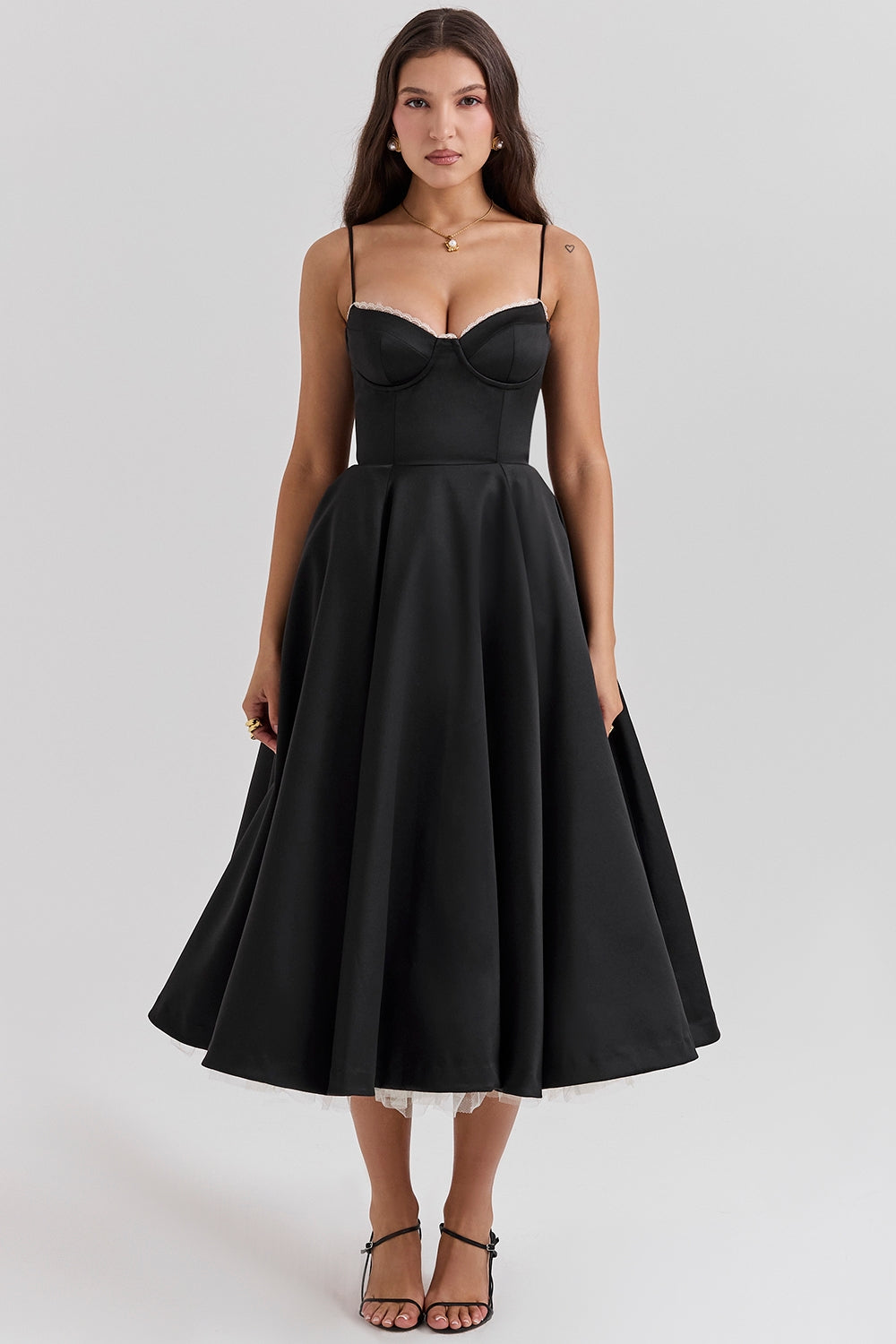 Cindy | Tule Midi Dress