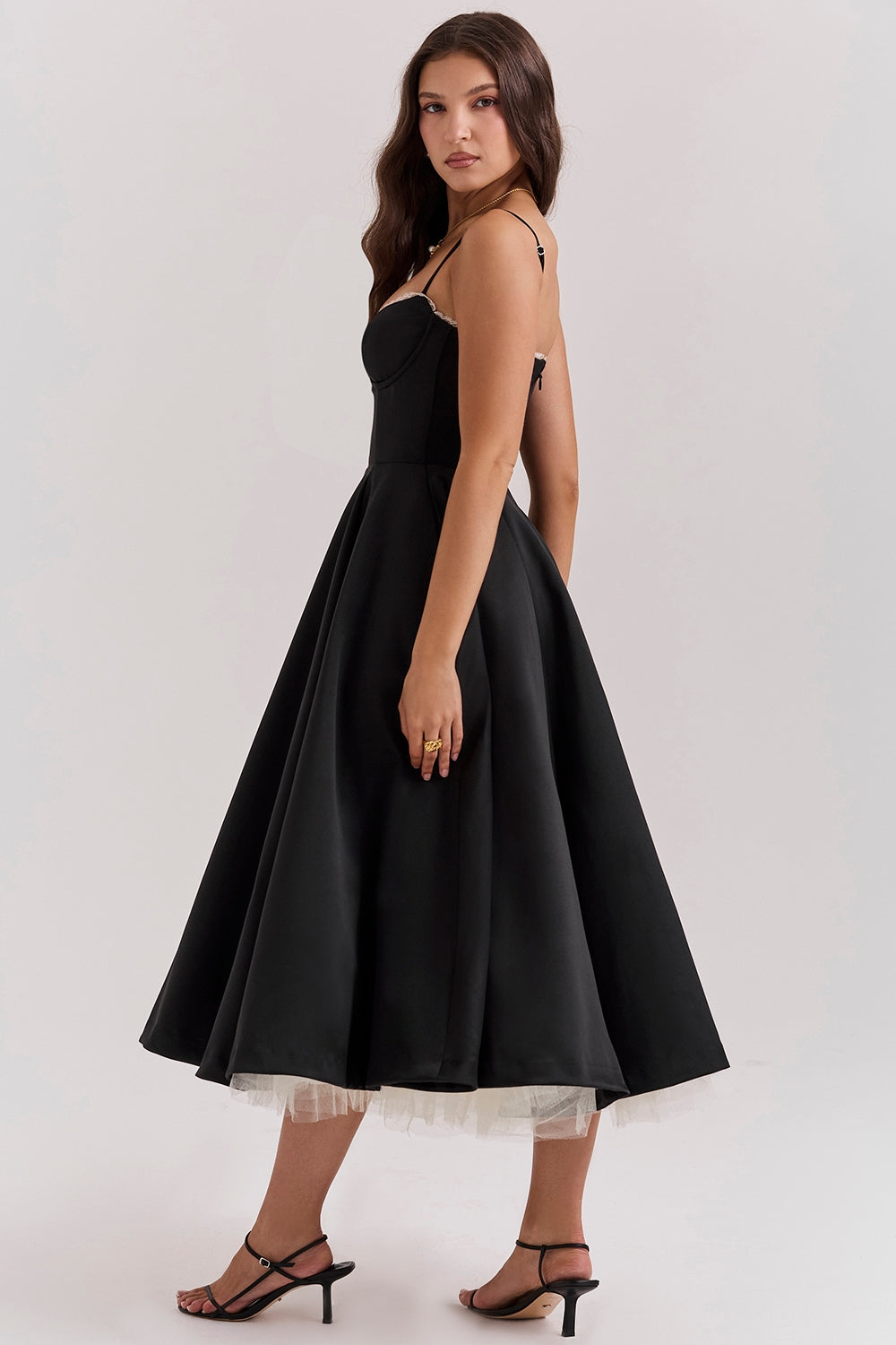 Cindy | Tule Midi Dress
