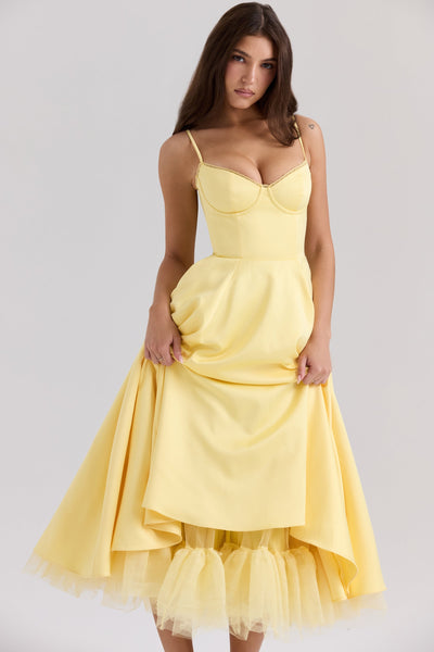 Cindy | Tule Midi Dress