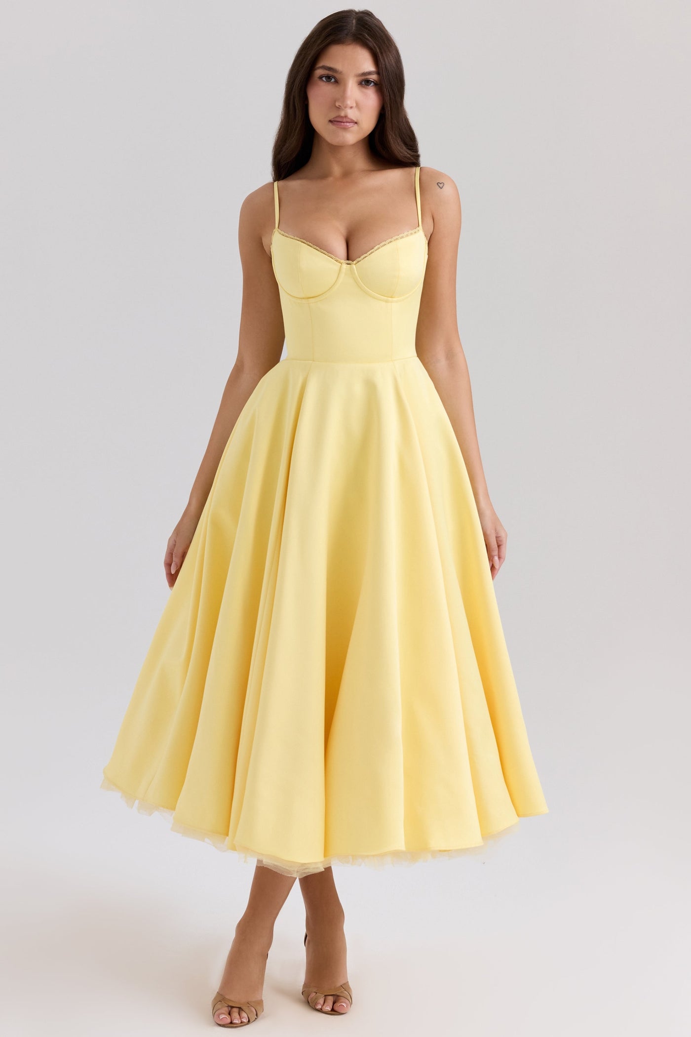 Cindy | Tule Midi Dress
