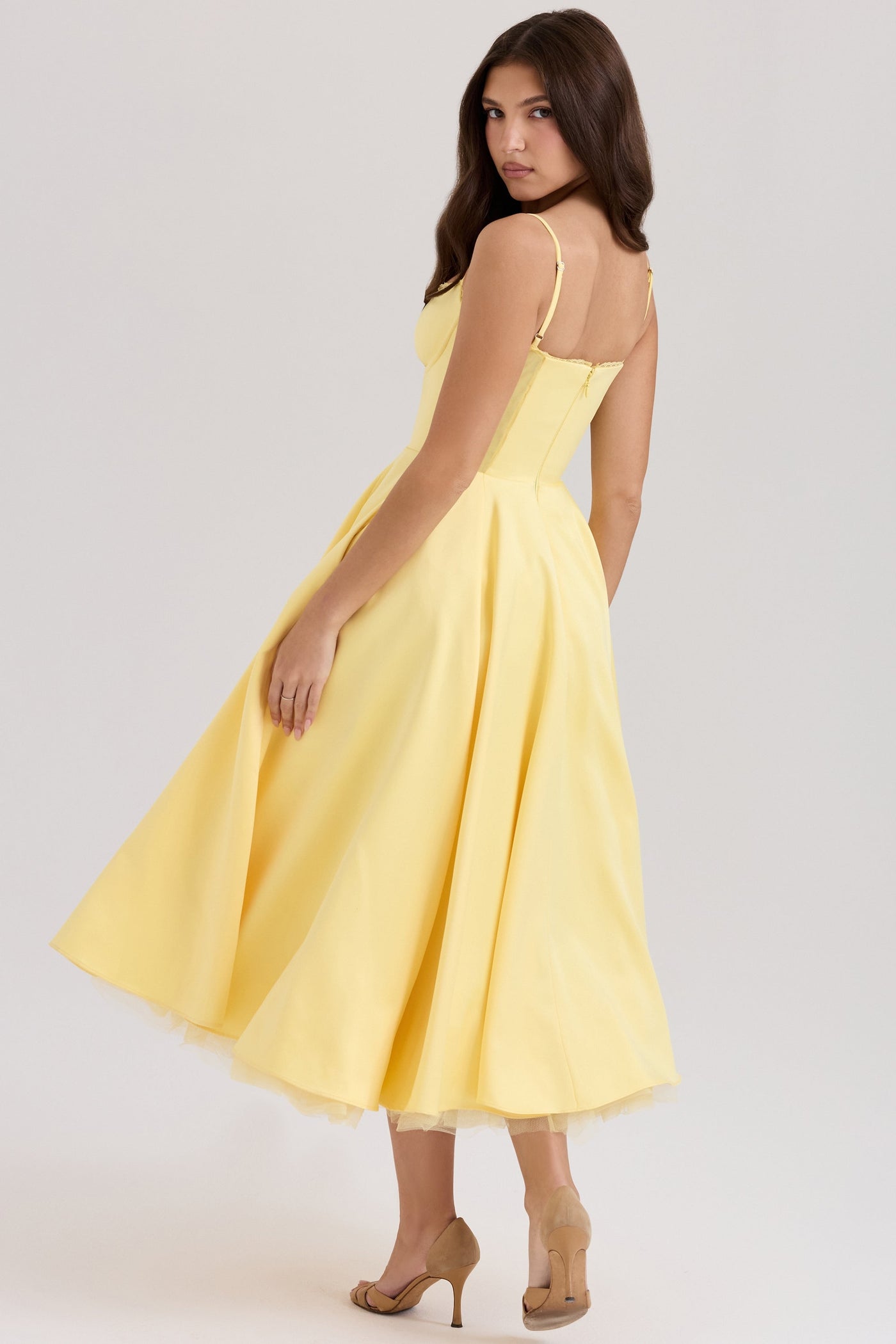 Cindy | Tule Midi Dress