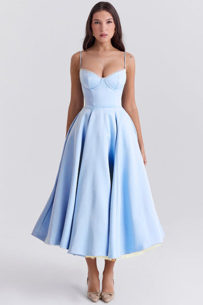Cindy | Tule Midi Dress