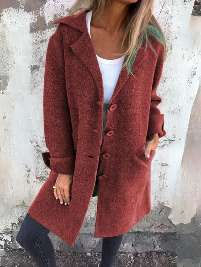 Léonie – Lässiger langer Herbstmantel