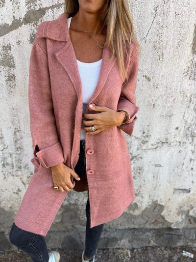 Léonie – Lässiger langer Herbstmantel