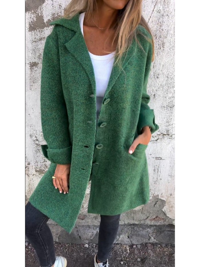 Léonie – Lässiger langer Herbstmantel