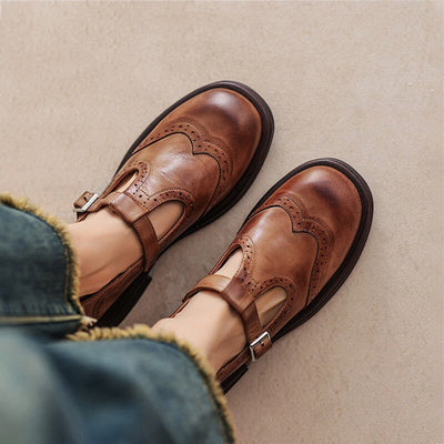 Eurba | ELEGANTE MARY JANES AUS LEDER
