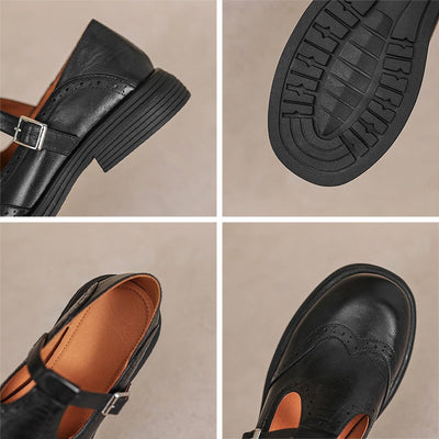 Eurba | ELEGANTE MARY JANES AUS LEDER