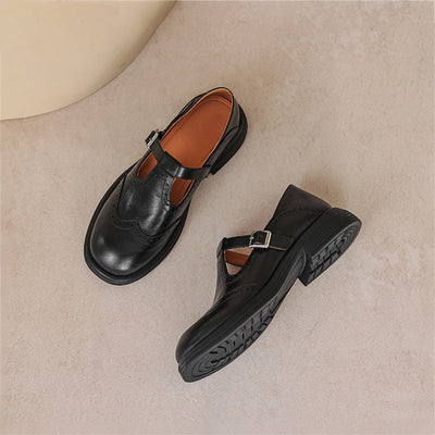 Eurba | ELEGANTE MARY JANES AUS LEDER