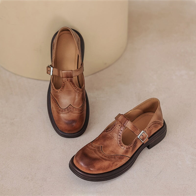 Eurba | ELEGANTE MARY JANES AUS LEDER