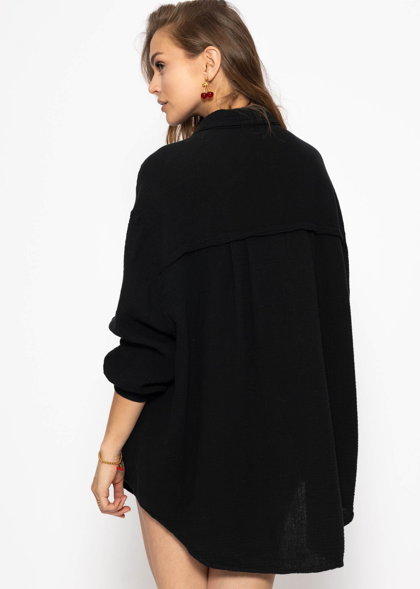 Mishka | Saruïa bluse oversize svart