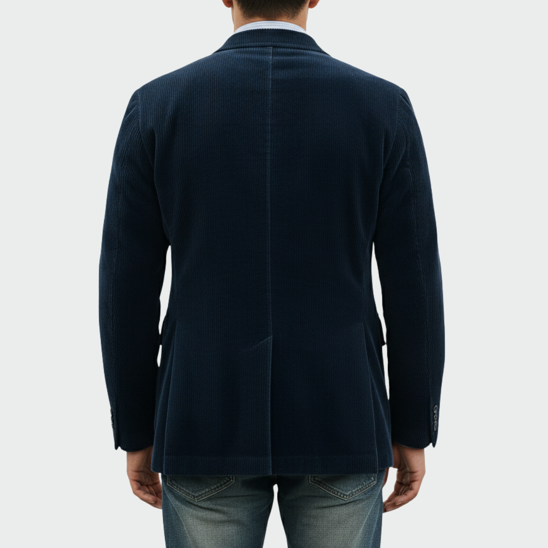 Tommy™ | 2-teiliges Set: Blazer und Weste aus Samt