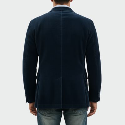 Tommy™ | 2-teiliges Set: Blazer und Weste aus Samt